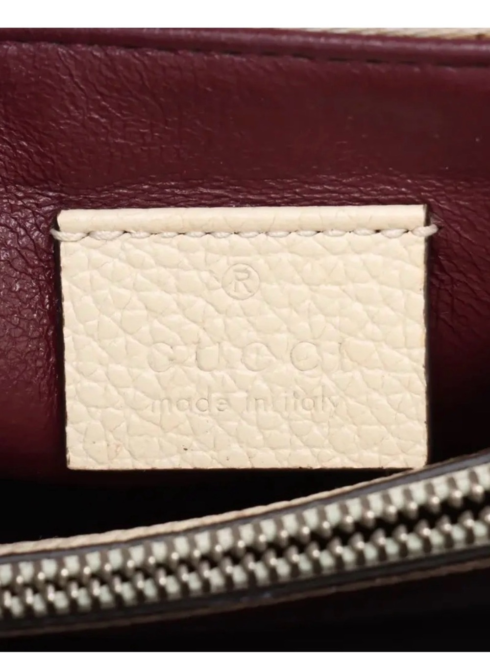 Gucci Zumi Cream Leather bag with Gold-Tone Horsebit - Picture 9 of 15